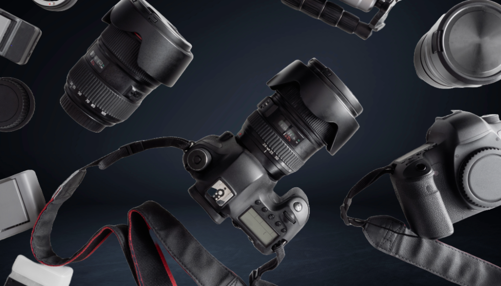 Multiple cameras used by private investigators