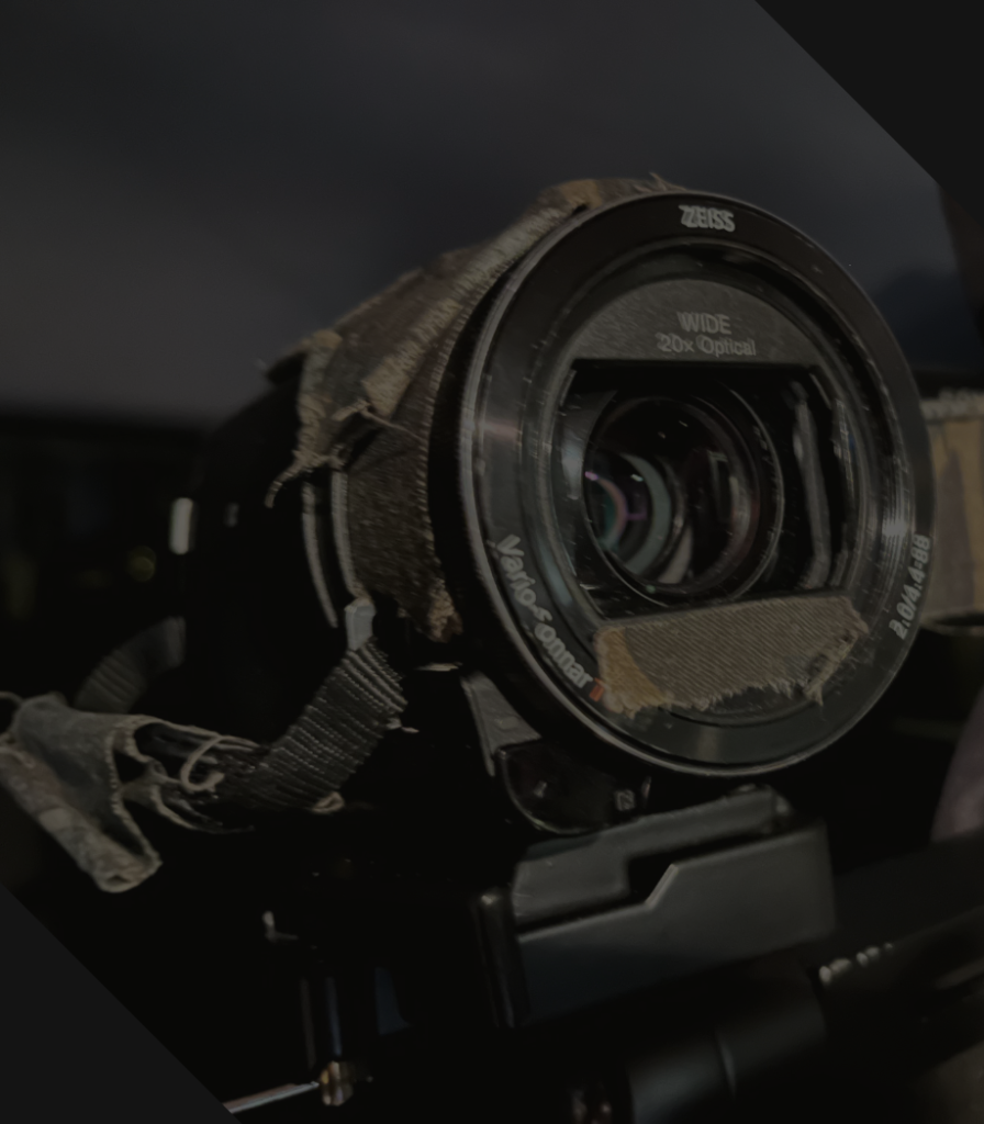 A private investigator in Leeds has a camera fixed in position to record a subject